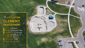 Clement Park Skatepark. © SpeakEasy Skate on Google Maps