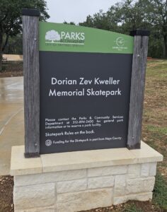 Dorian Zev Kweller Memorial Skatepark © Artificial Head Records on Google Maps