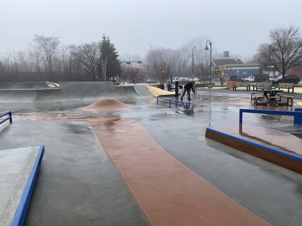 Evanston Skatepark © Eric Pitt on Google Maps