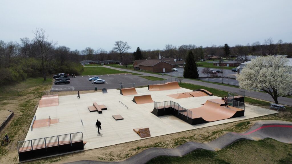 Huber Heights Orange Skatepark And Pump Track © Jason C on Google Maps