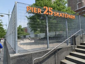 Hudson River Park Skatepark. © A L on Google Maps