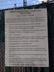 Liberty Independent Troop Skate Park