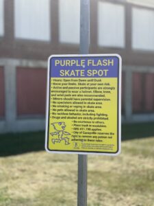 Purple Flash Skate Spot © Aaron Franks on Google Maps