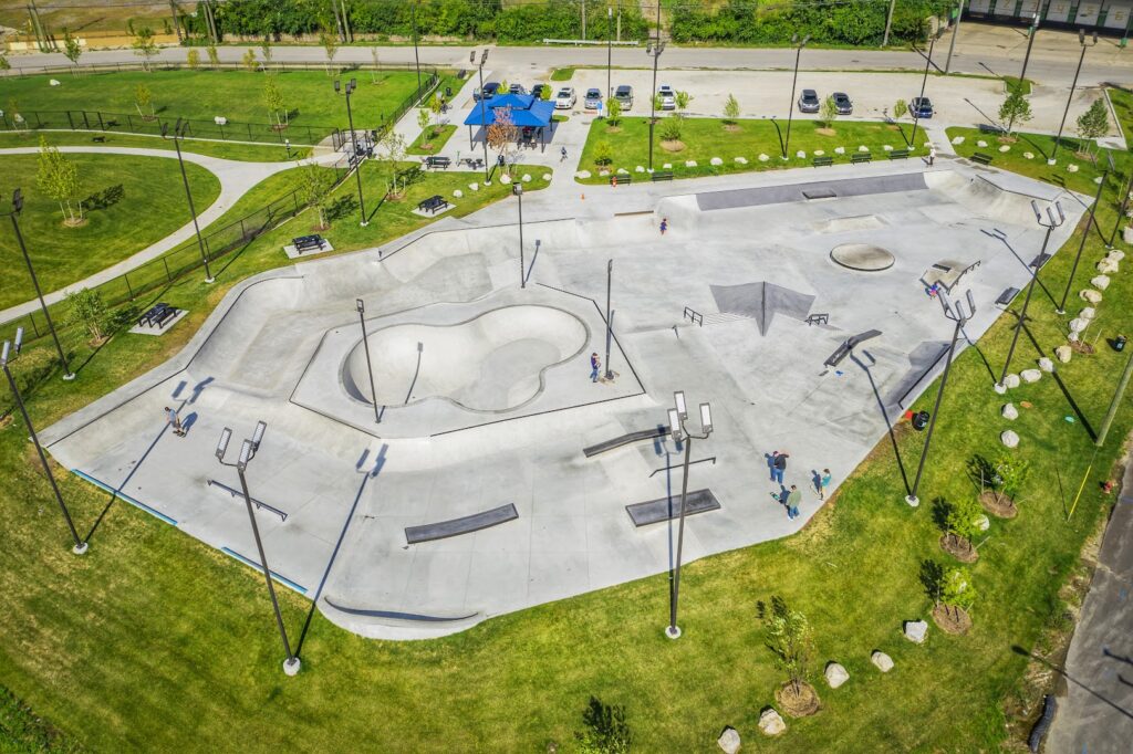 Riverside Skatepark © Paul Lehman on Google Maps