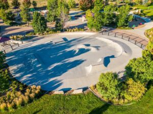 Skyline Park Skatepark. © SpeakEasy Skate on Google Maps