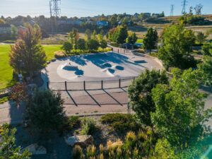 Skyline Park Skatepark. © SpeakEasy Skate on Google Maps