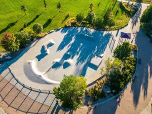 Skyline Park Skatepark. © SpeakEasy Skate on Google Maps