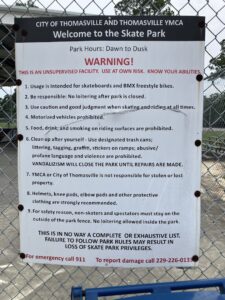 Thomasville Skatepark © Steve Horner on Google Maps