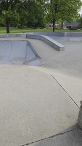Woodland Skateboard Park © Slug Boat on Google Maps