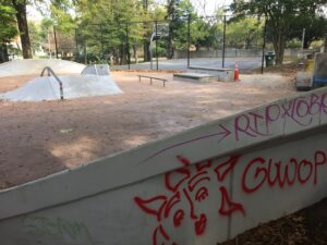Woodside Skatepark © Quinn Bott on Google Maps